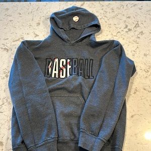 Youth medium embriodered hoodie